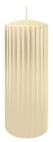 Rillen-Struktur Kerzen Bisquit 200 x Ø 80 mm, 4...