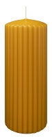 Rillen-Struktur Kerzen Natur 200 x Ø 80 mm, 4...