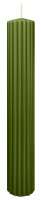 Rillen-Struktur Kerzen Olive 300 x Ø 45 mm, 4...