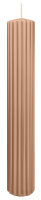 Rillen-Struktur Kerzen Caramel 300 x Ø 45 mm, 4...